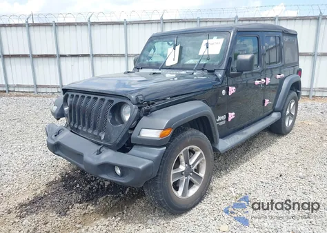 2019 Jeep Wrangler Unlimited Sport 4X4 from USA, damaged, VIN 1C4HJXDG5KW577364